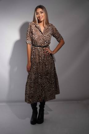 Μακρύ animal print φόρεμα...