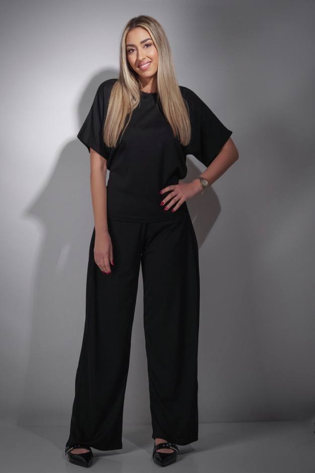 Σετ παντελόνι μπλούζα με δέσιμο