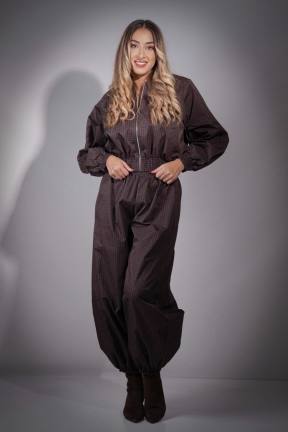 Καρό σετ bomber jacket & παντελόνι